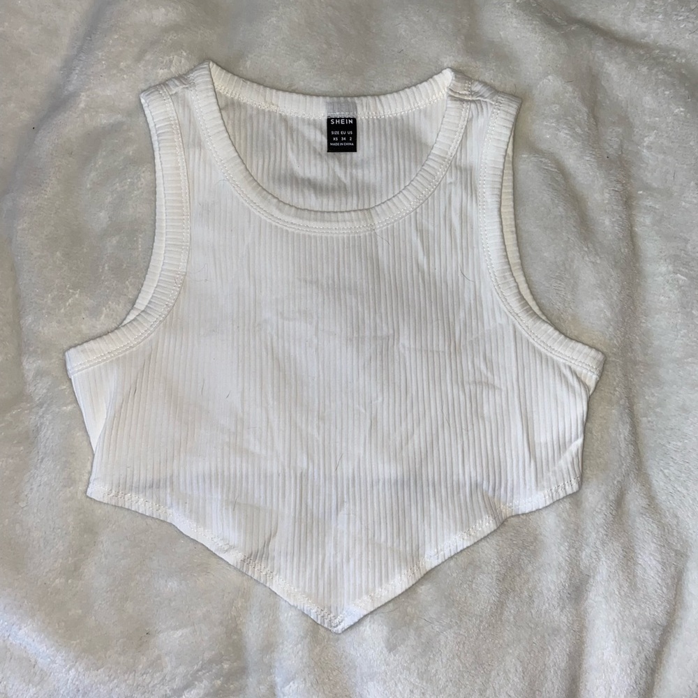 Ribbed Crop Tank Top